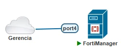 FortiManager main console diagnostics overview dashboard